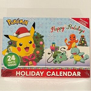 Pokemon Holiday Calendar - Red, Blue, Green